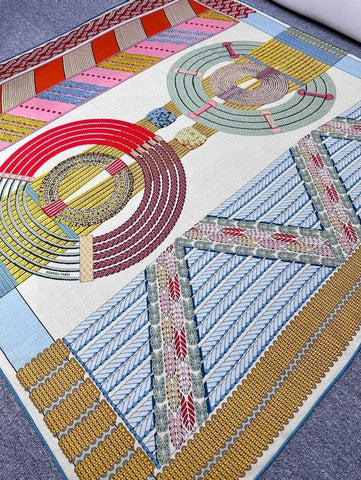 HERMES 25S SCARF 140 IN SILK 727338