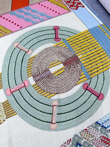 HERMES 25S SCARF 140 IN SILK 727338