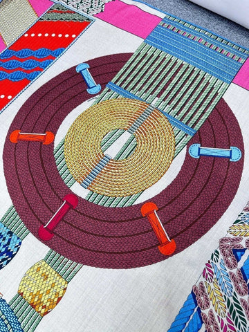 HERMES 25S SCARF 140 IN SILK 727341