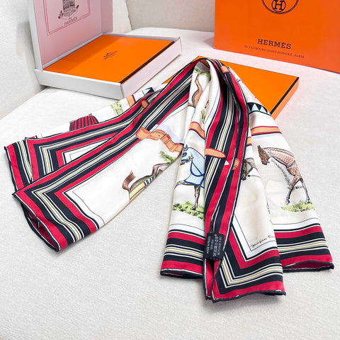 HERMES 25S SCARF 90 IN SILK TWILL 733929