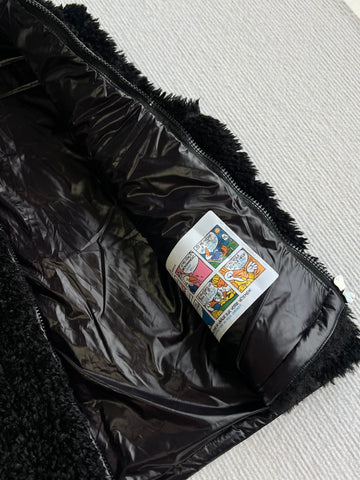 MONCLER 25S DOWN VEST IN BLACK 043