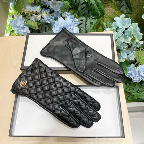TOUCHSCREEN GLOVES IN BLACK LAMBSKIN 427401