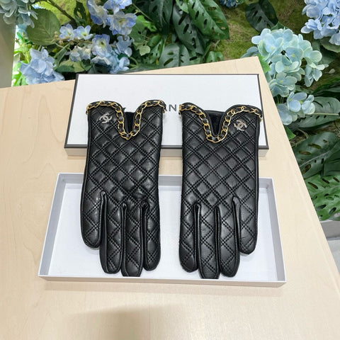 GLOVES IN BLACK LAMBSKIN 464979