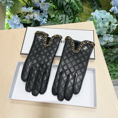 GLOVES IN BLACK LAMBSKIN 464979