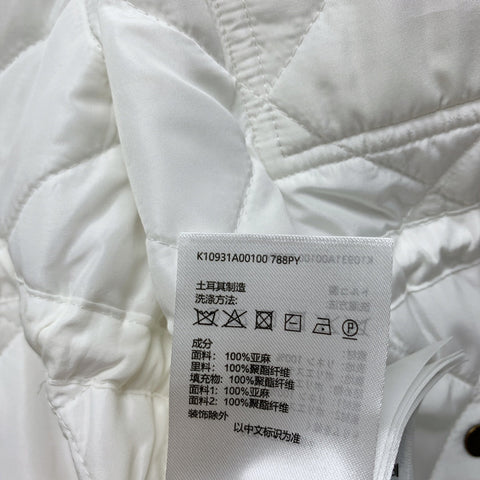 MONCLER 25S DOWN VEST IN WHITE 081