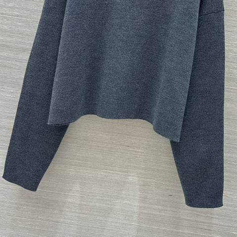 Loewe Sweater Gray Cashmere