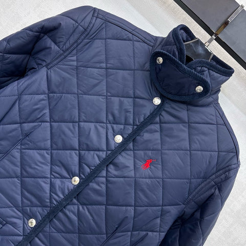 RALPH LAUREN 25S MEDIUM-LENGTH COTTON COAT 201