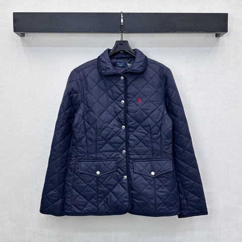 RALPH LAUREN 25S MEDIUM-LENGTH COTTON COAT 201