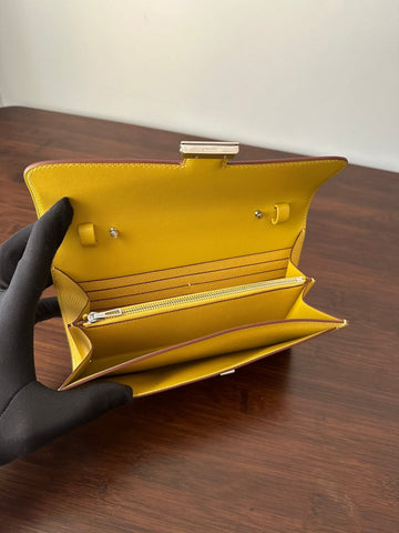 CONSTANCE TO GO 20.5 YELLOW EPSOM SILVER HARDWARE