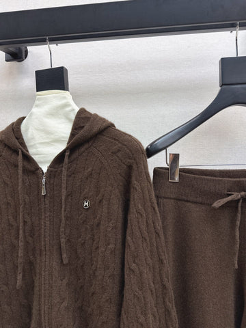 HERMES 25S OVERSIZED WOOL SUIT 025