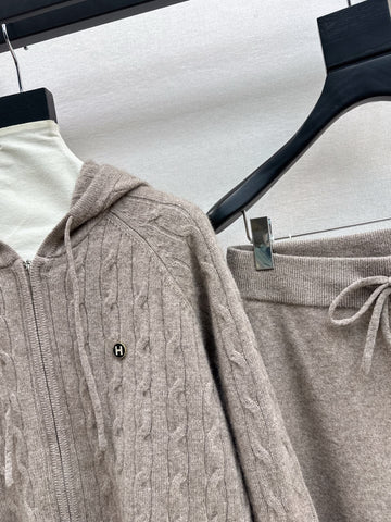 HERMES 25S OVERSIZED WOOL SUIT 026