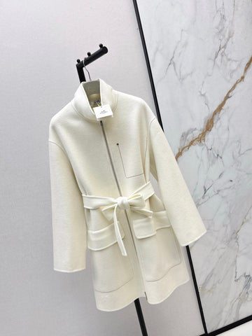 HERMES 25S STAND-COLLAR ZIP-UP JACKET 036