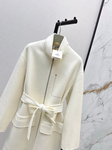 HERMES 25S STAND-COLLAR ZIP-UP JACKET 036