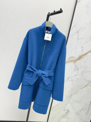 HERMES 25S STAND-COLLAR ZIP-UP JACKET 96710