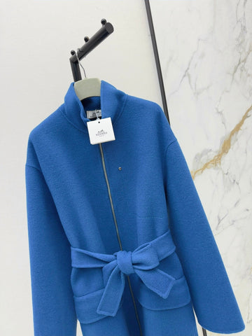 HERMES 25S STAND-COLLAR ZIP-UP JACKET 96710