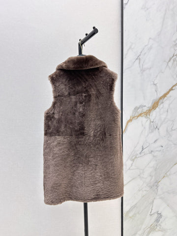 HERMES 25S FUR VEST 668406