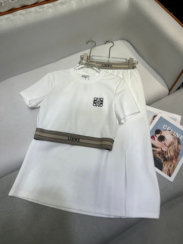 Loewe 25 Logo Embroidery Set Cotton