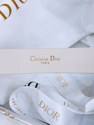DIOR 25S BELT 25 MM IN WHITE CALFSKIN 561822